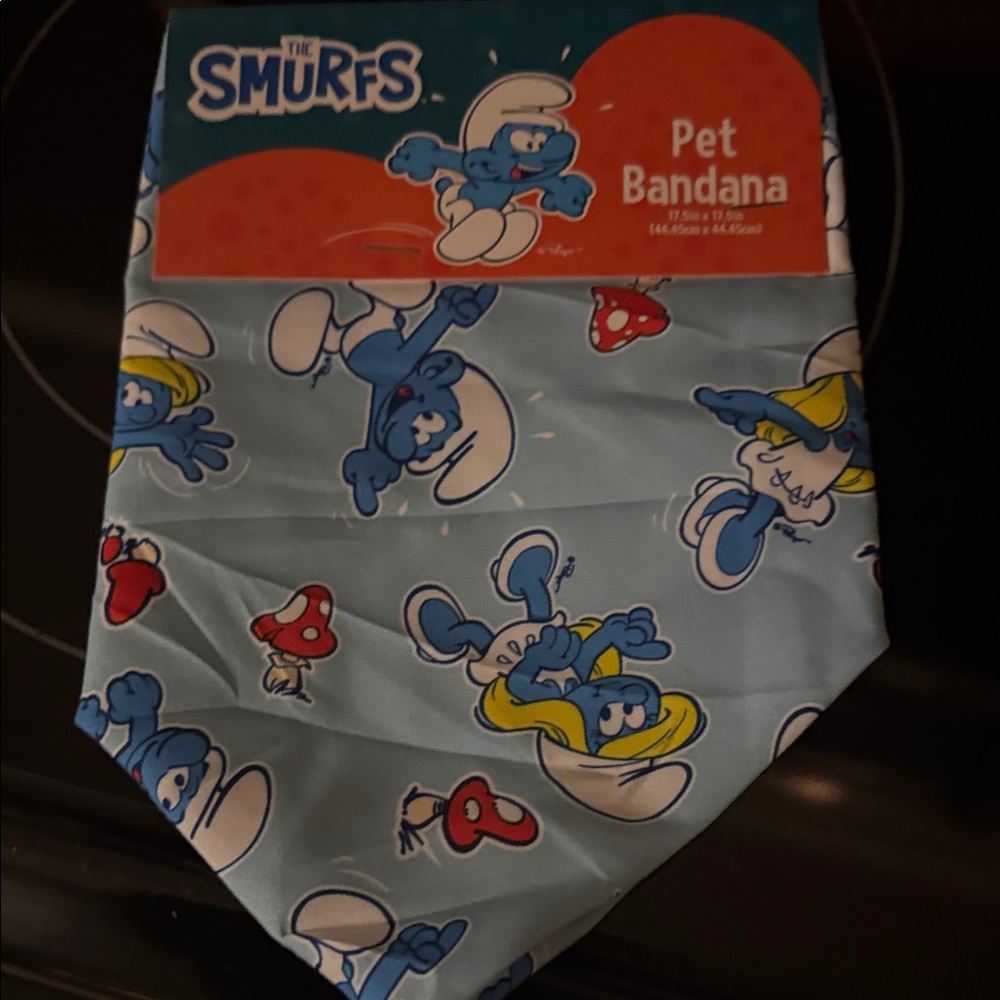 Smurfs Themed Pet Bandana